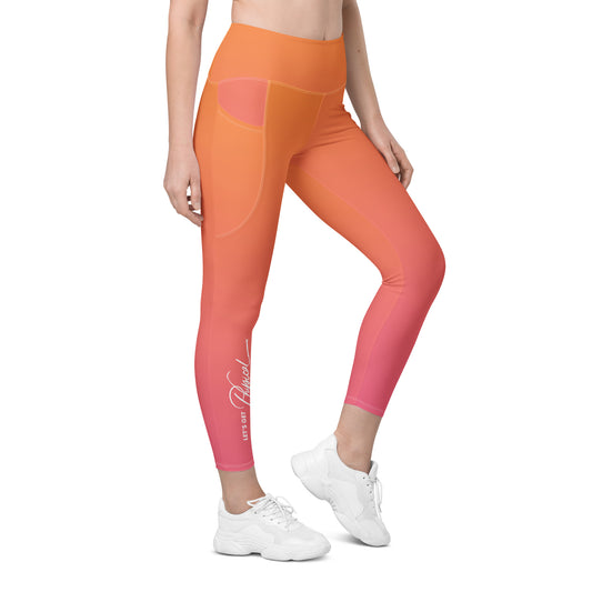 Let's Get Physical Pocket Legging Sunrise Gradient