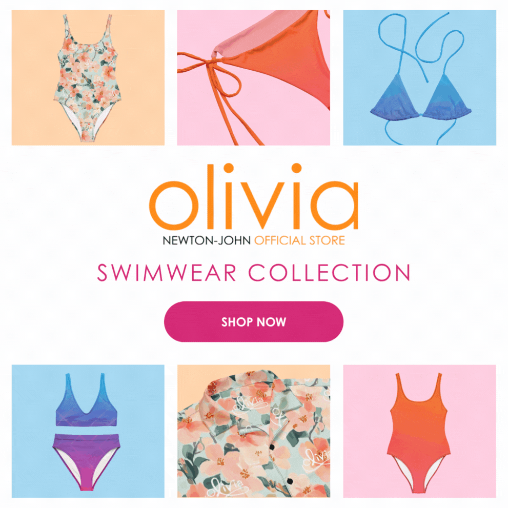 Shop Official Olivia Newton-John Swimwear!