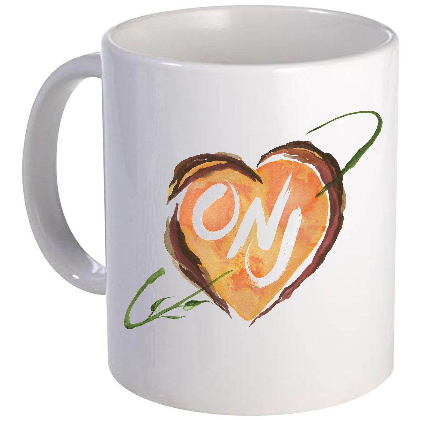 ONJ Heart Ceramic Mug