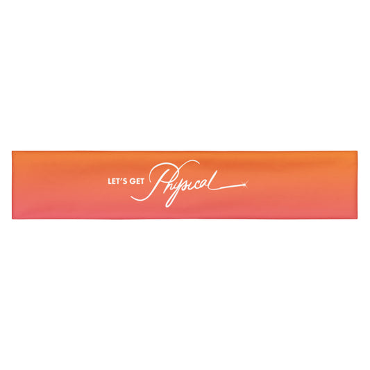 Let's Get Physical Headband Sunrise Gradient