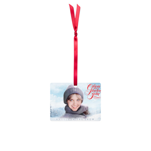 Angels in the Snow Christmas Ornament