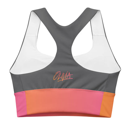 Let's Get Physical Sports Bra Sunrise Grey