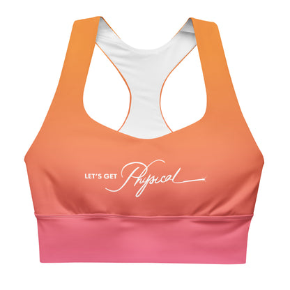 Let's Get Physical Sports Bra Sunrise Gradient