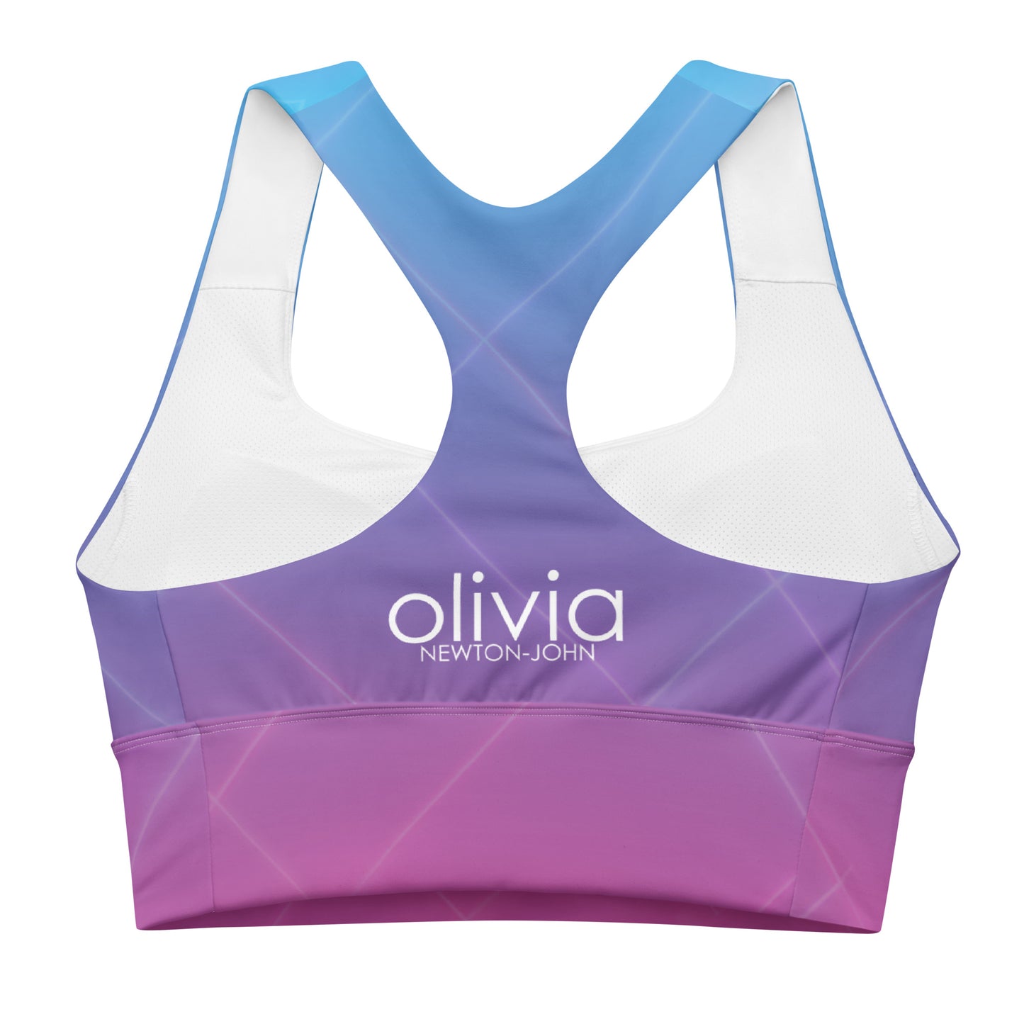 Olivia Newton John Let's Get Physical Retro Gradient Sports Bra