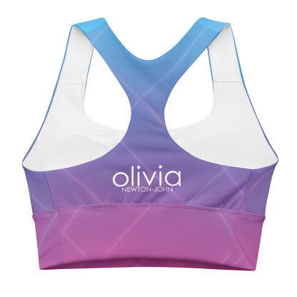 Olivia Newton John Let's Get Physical Retro Gradient Sports Bra