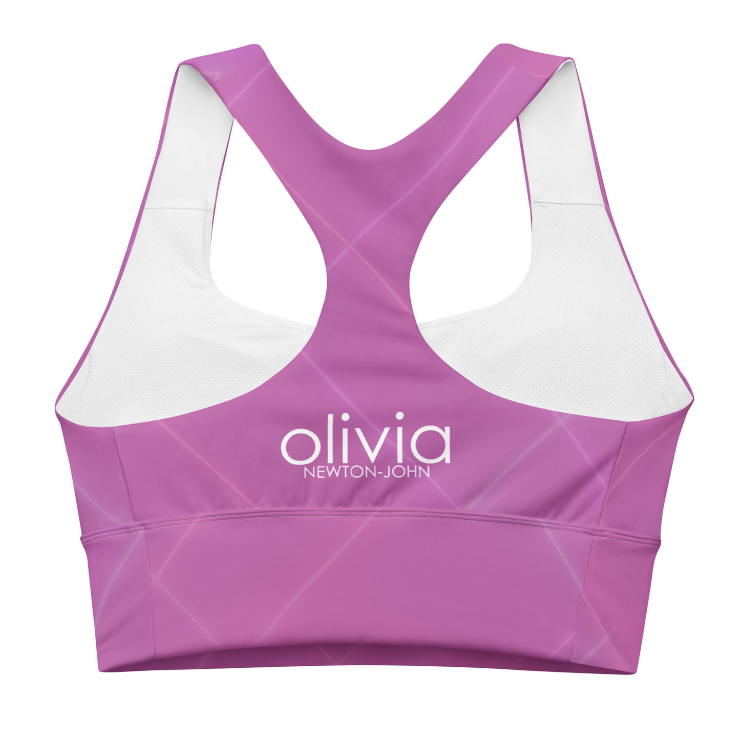 Let's Get Physical Retro Purple Sports Bra