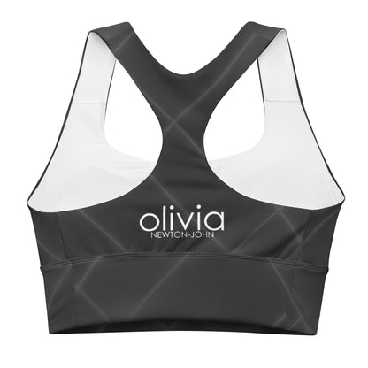 Let's Get Physical Retro Black Sports Bra