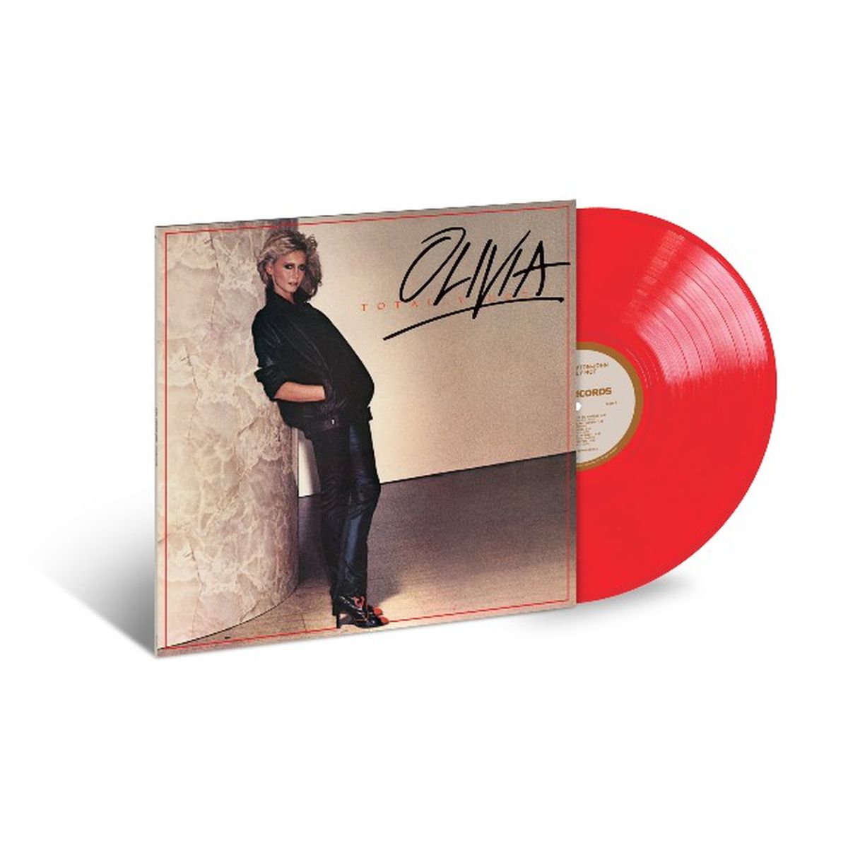 Totally Hot Neon Coral Red Vinyl LP