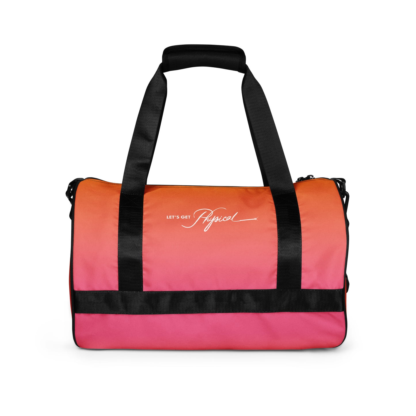 Let's Get Physical Gym Bag Sunrise Gradient