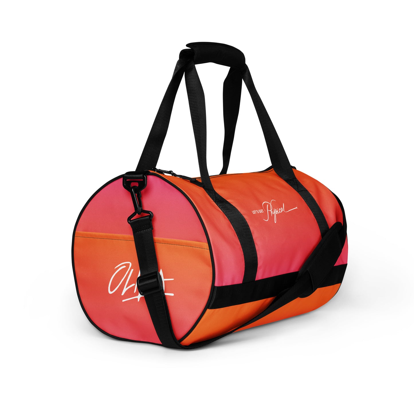 Let's Get Physical Gym Bag Sunrise Gradient