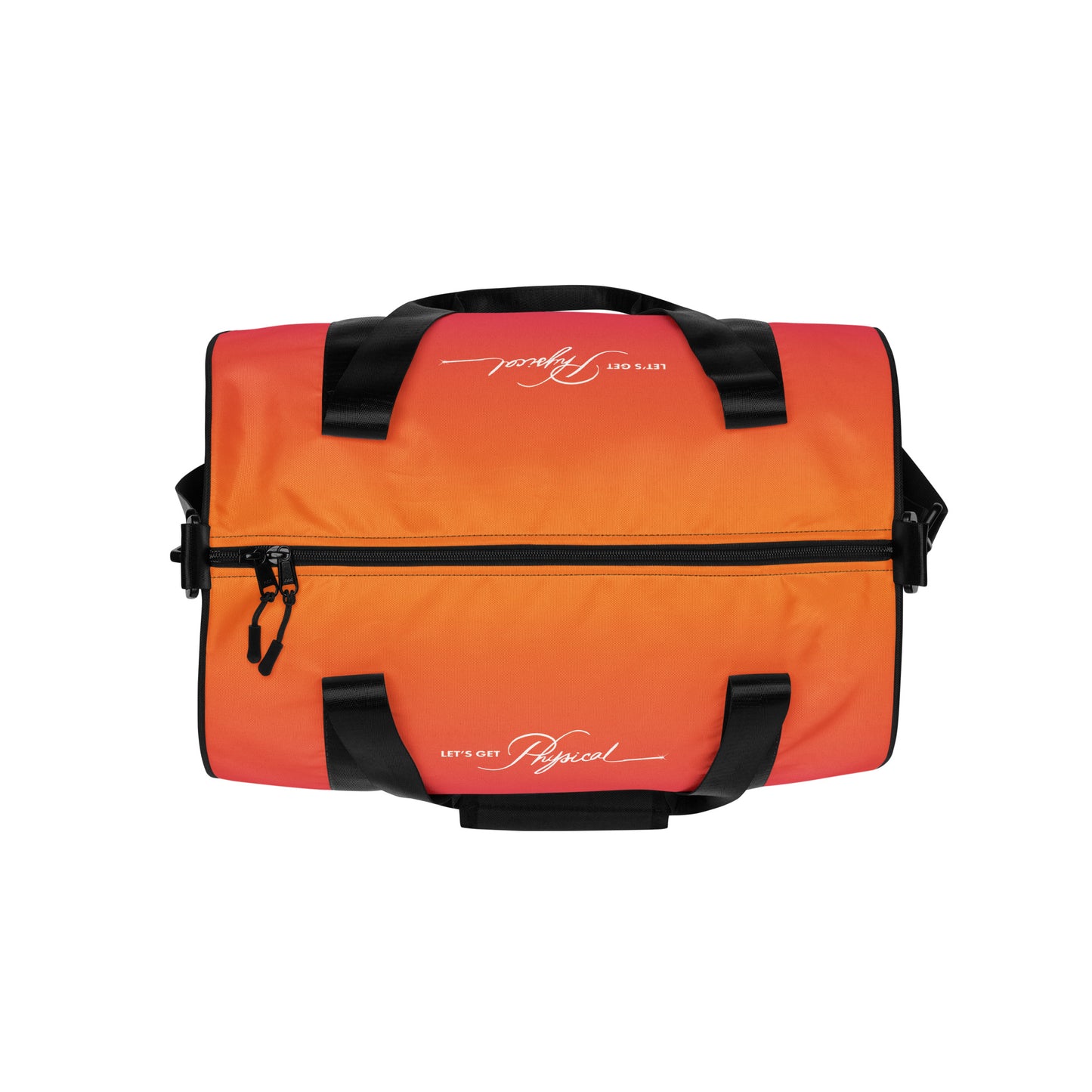 Let's Get Physical Gym Bag Sunrise Gradient