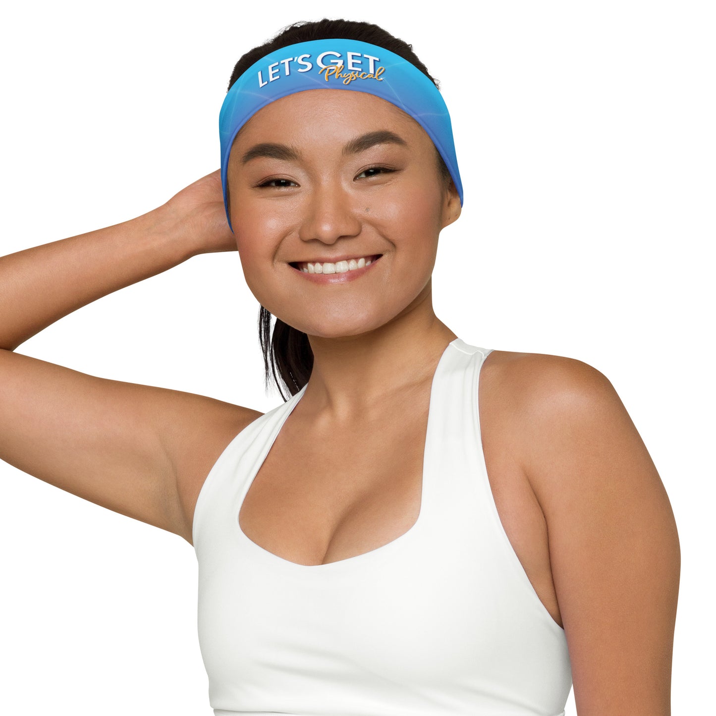 Let's Get Physical Headband Retro Gradient