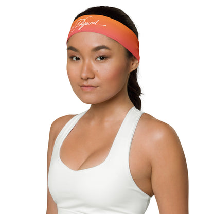 Let's Get Physical Headband Sunrise Gradient