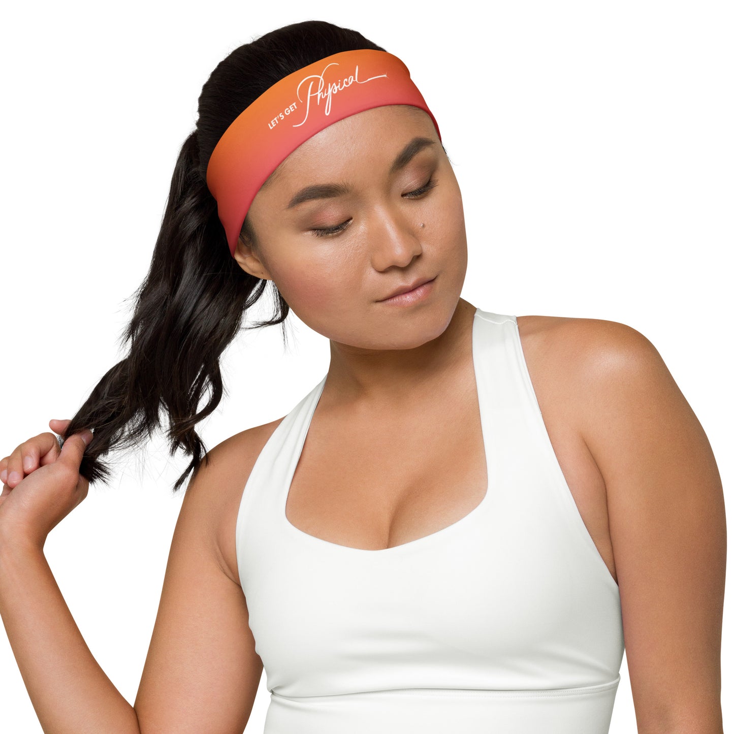 Let's Get Physical Headband Sunrise Gradient