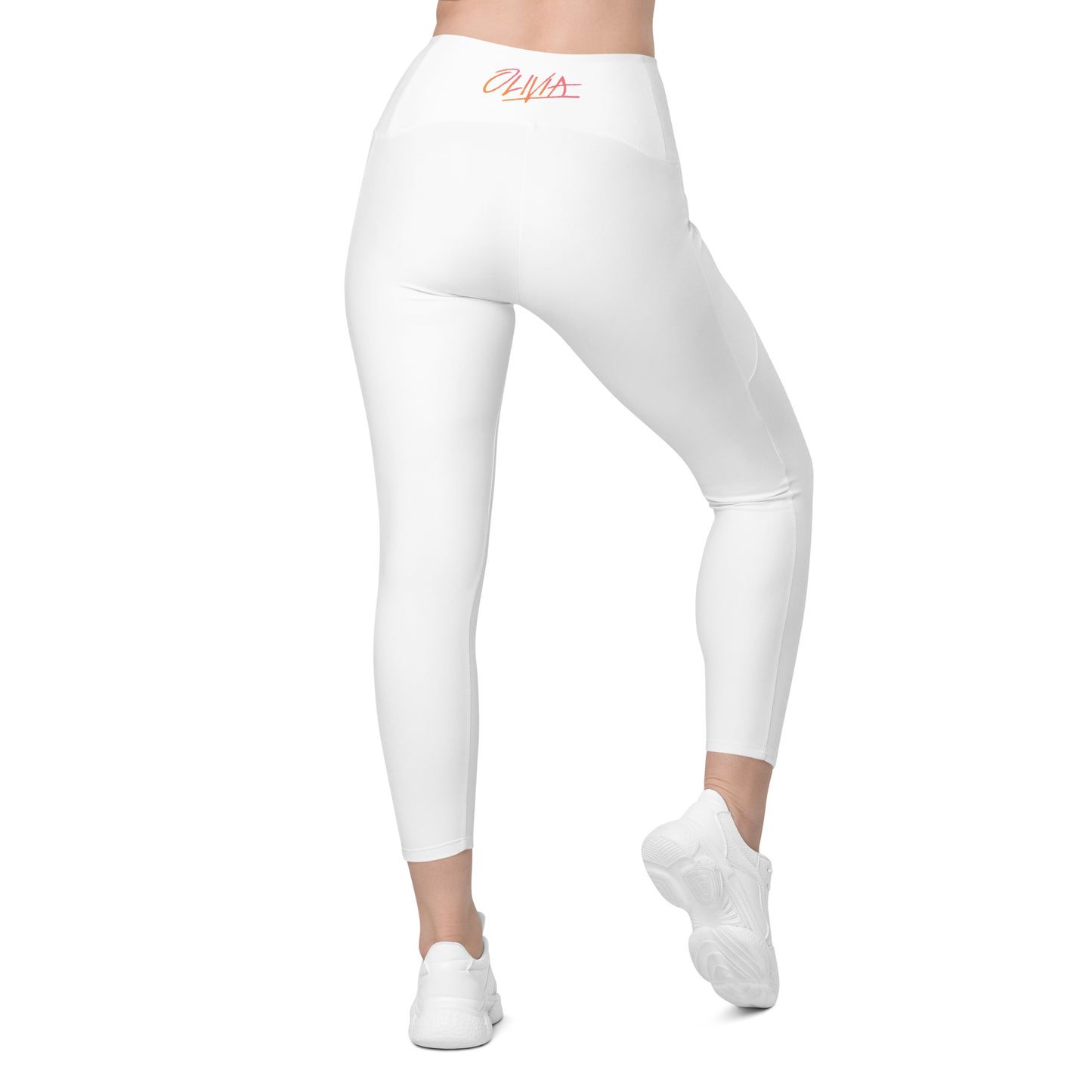 Let's Get Physical Pocket Legging Sunrise White