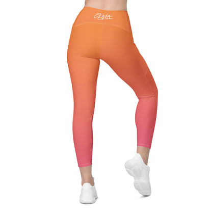 Let's Get Physical Pocket Legging Sunrise Gradient