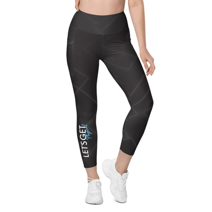 Let's Get Physical Pocket Legging Retro Black