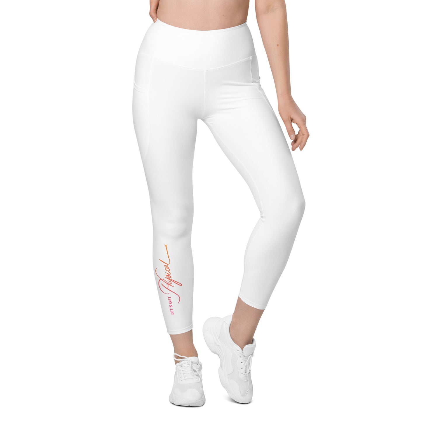 Let's Get Physical Pocket Legging Sunrise White