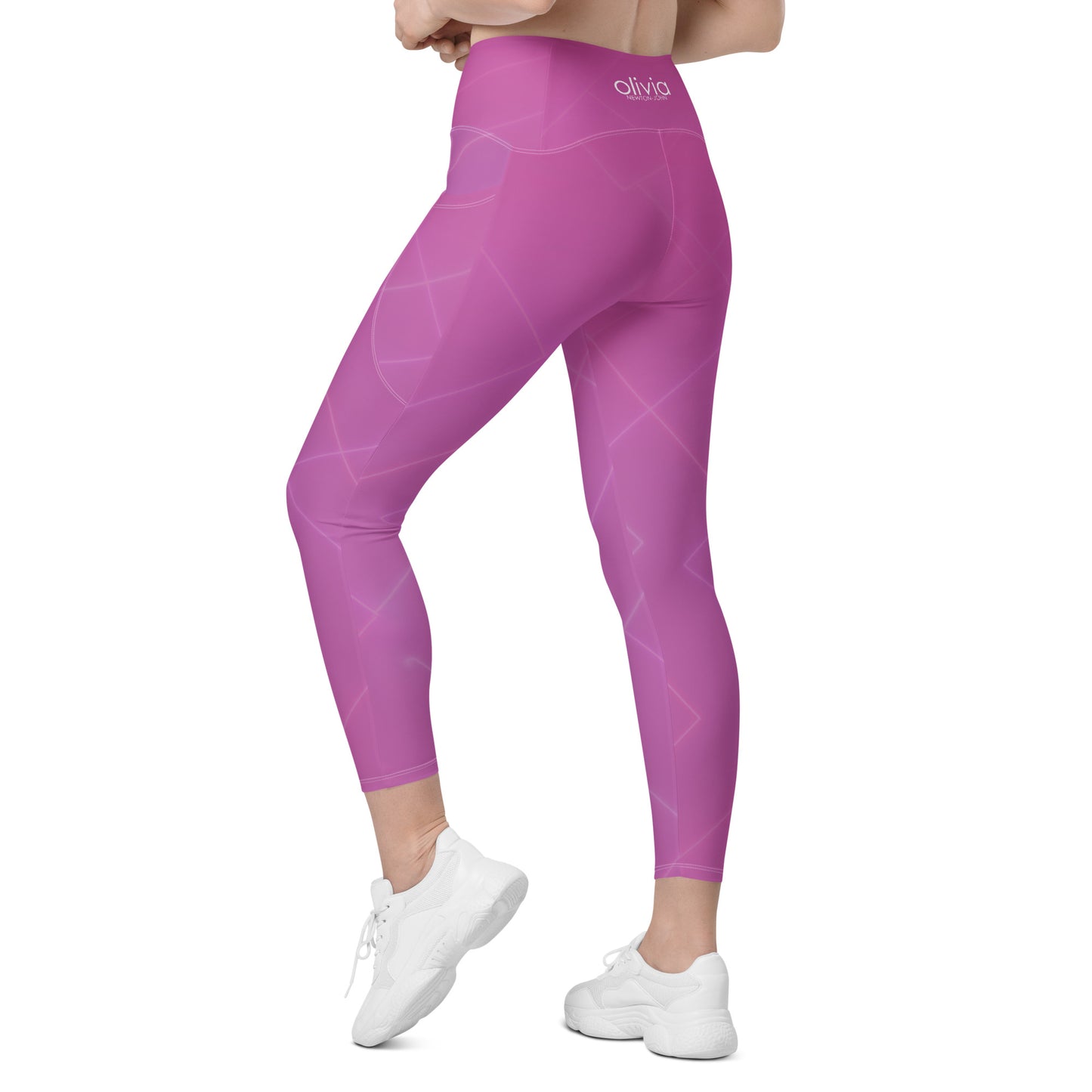 Let's Get Physical Pocket Legging Retro Purple