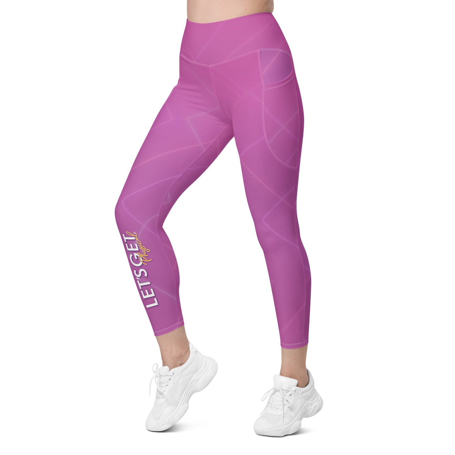 Let's Get Physical Pocket Legging Retro Purple