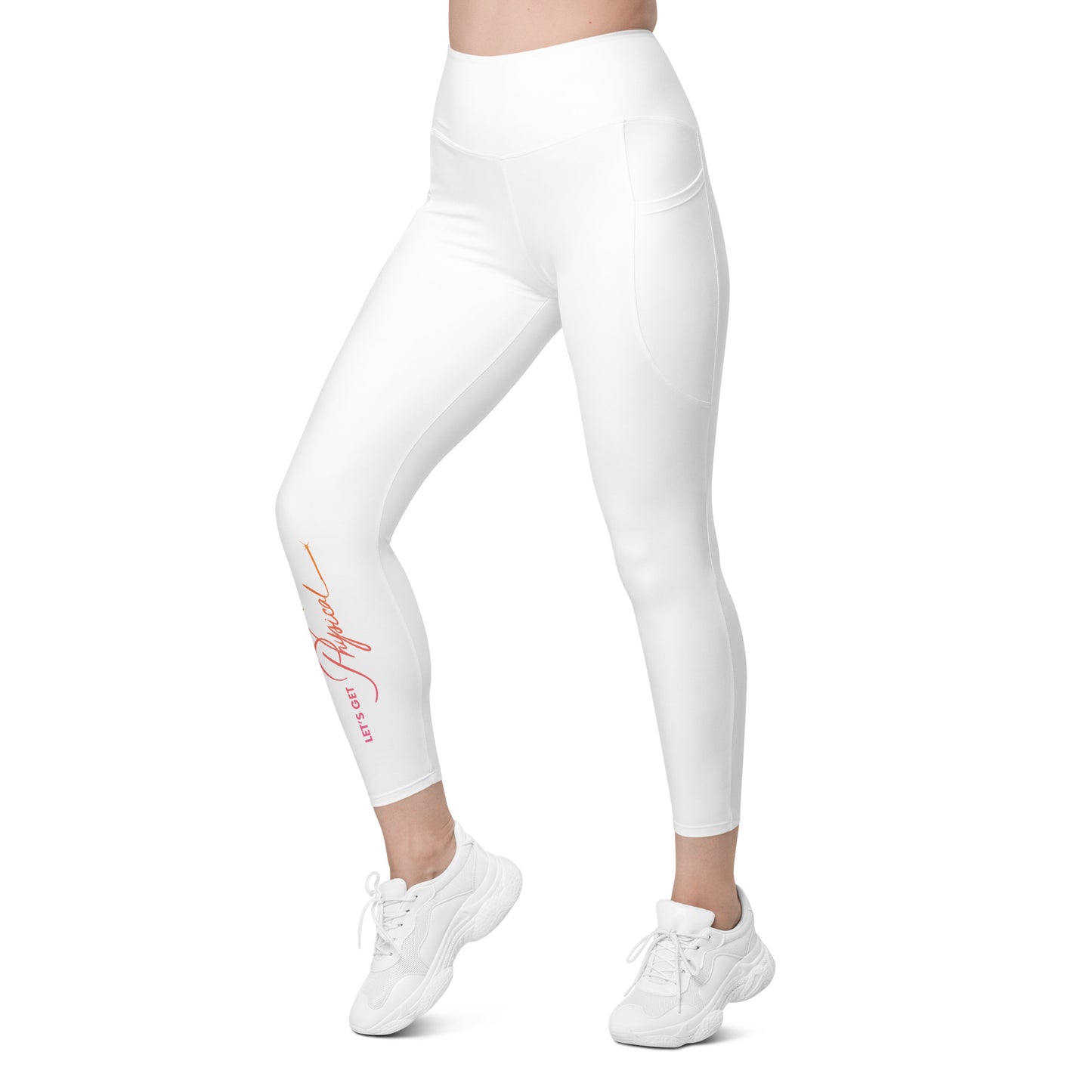 Let's Get Physical Pocket Legging Sunrise White