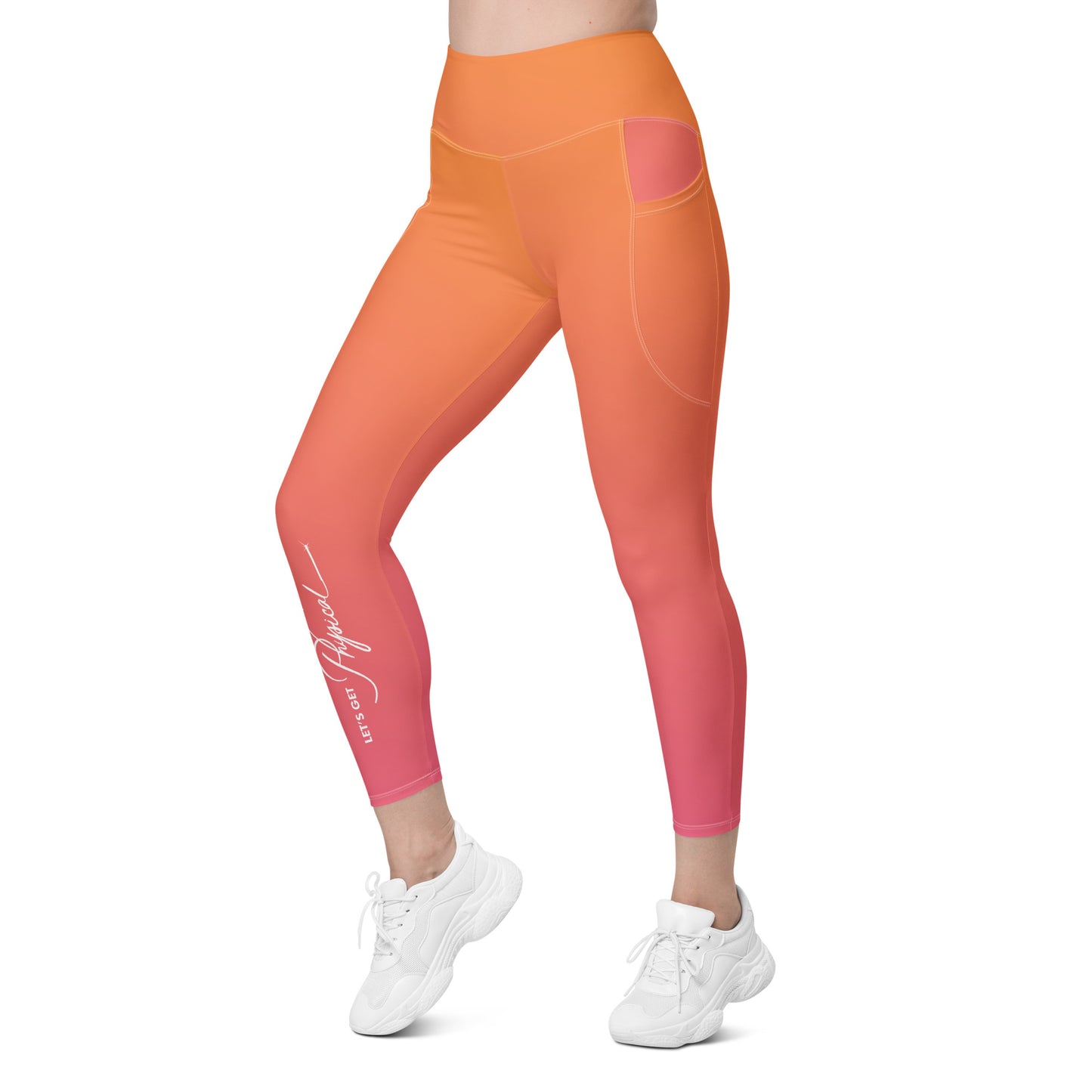 Let's Get Physical Pocket Legging Sunrise Gradient