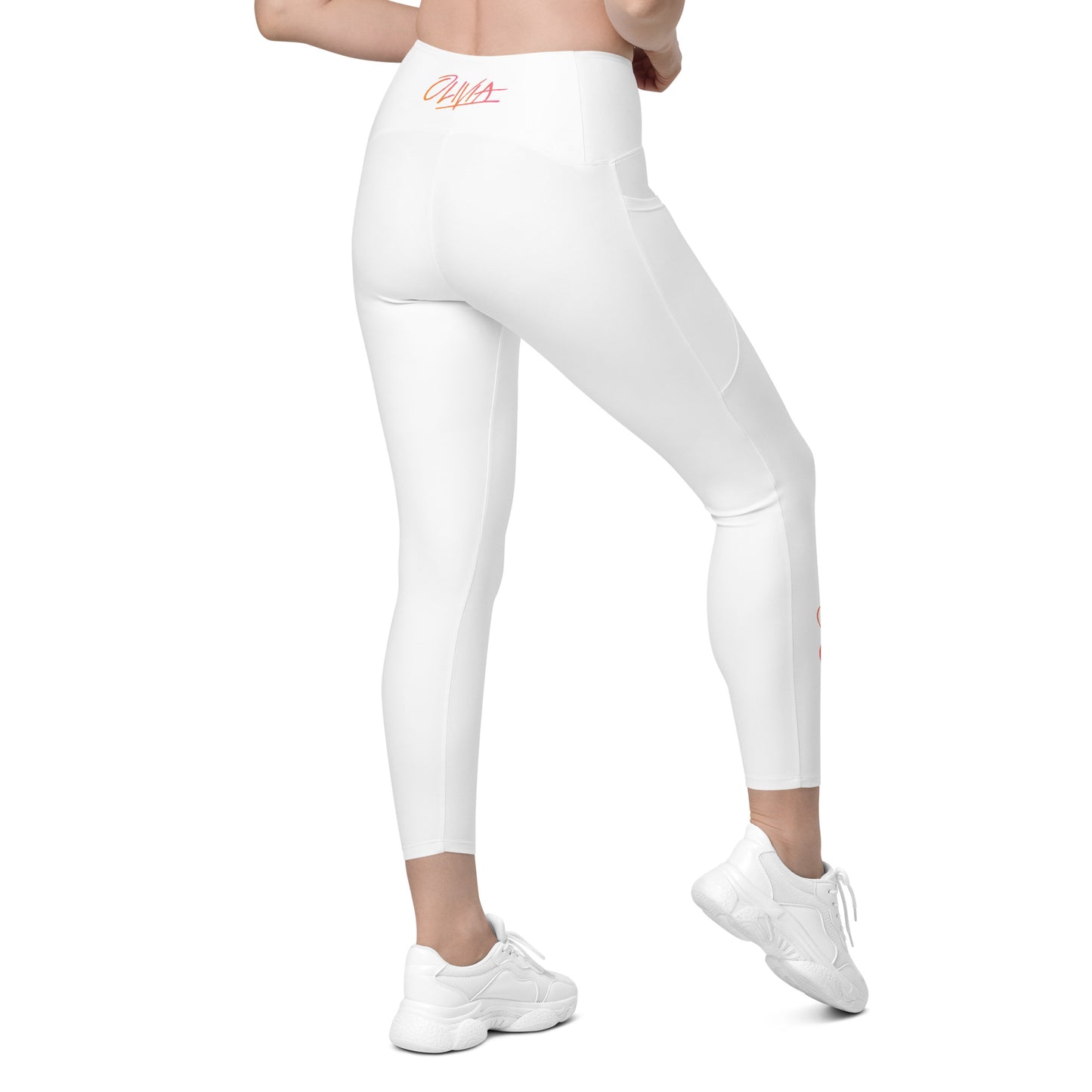 Let's Get Physical Pocket Legging Sunrise White