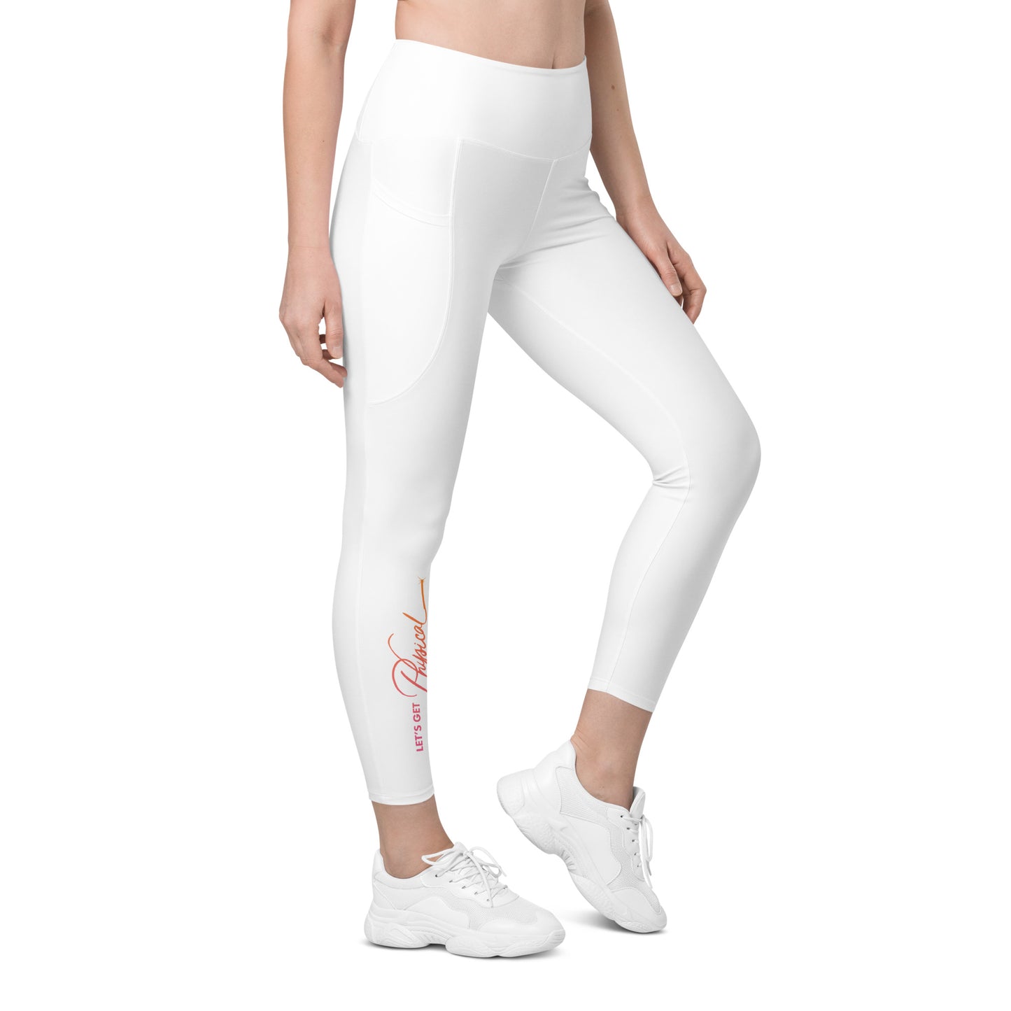 Let's Get Physical Pocket Legging Sunrise White