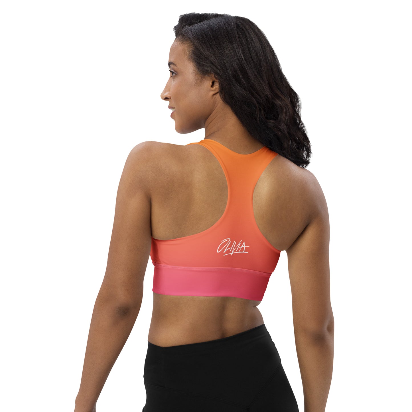 Let's Get Physical Sports Bra Sunrise Gradient