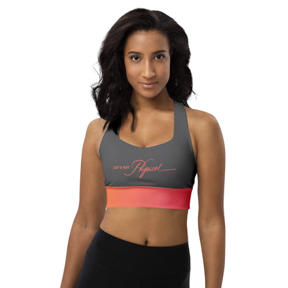 Let's Get Physical Sports Bra Sunrise Grey