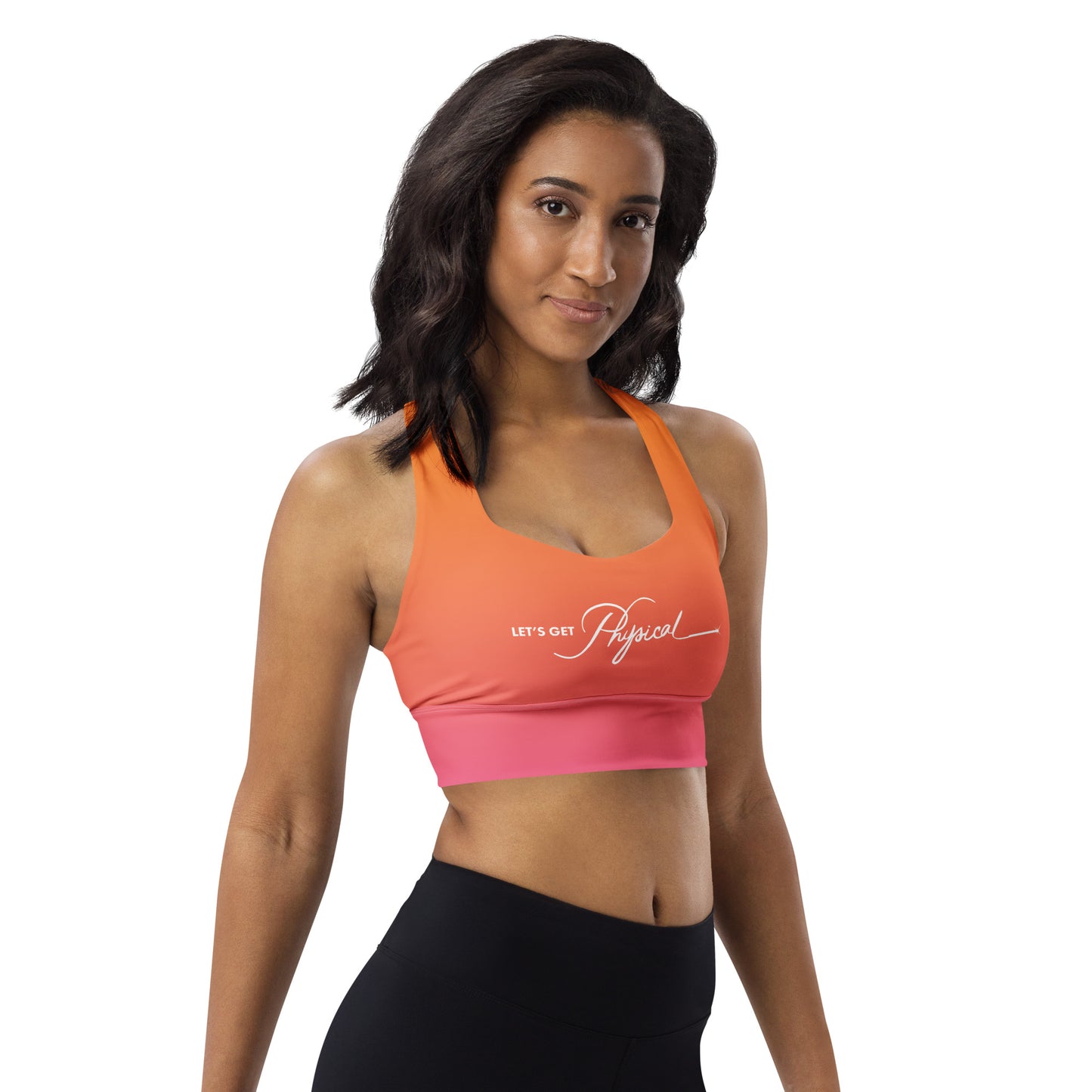 Let's Get Physical Sports Bra Sunrise Gradient