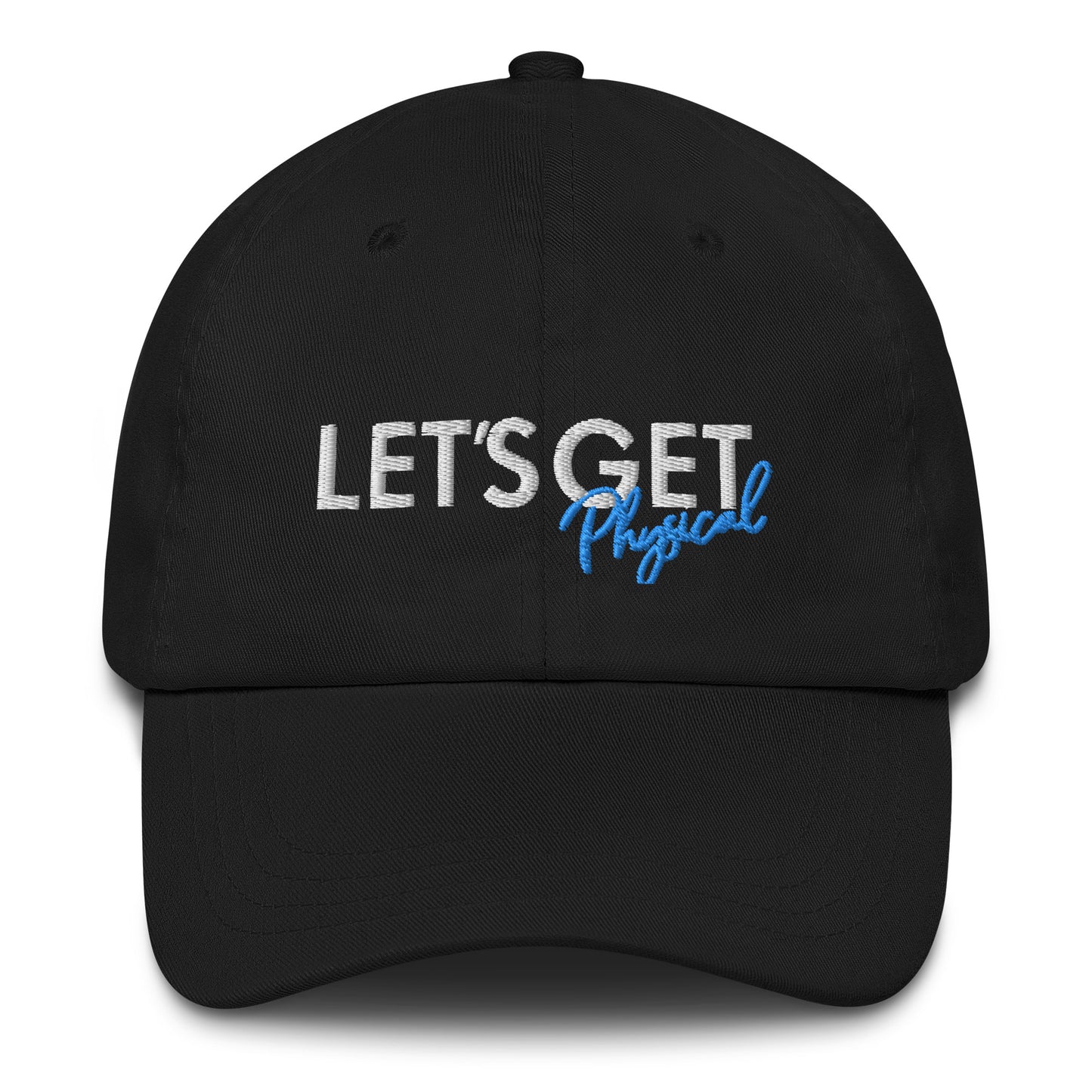 Let's Get Physical Dad Black Hat Retro