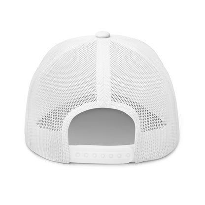 Let's Get Physical Trucker Hat Retro White