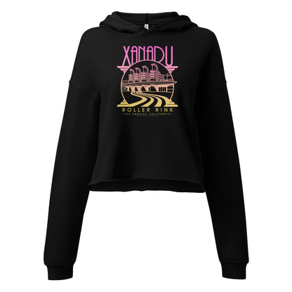 Pink Gradient Xanadu Cropped Hoodie