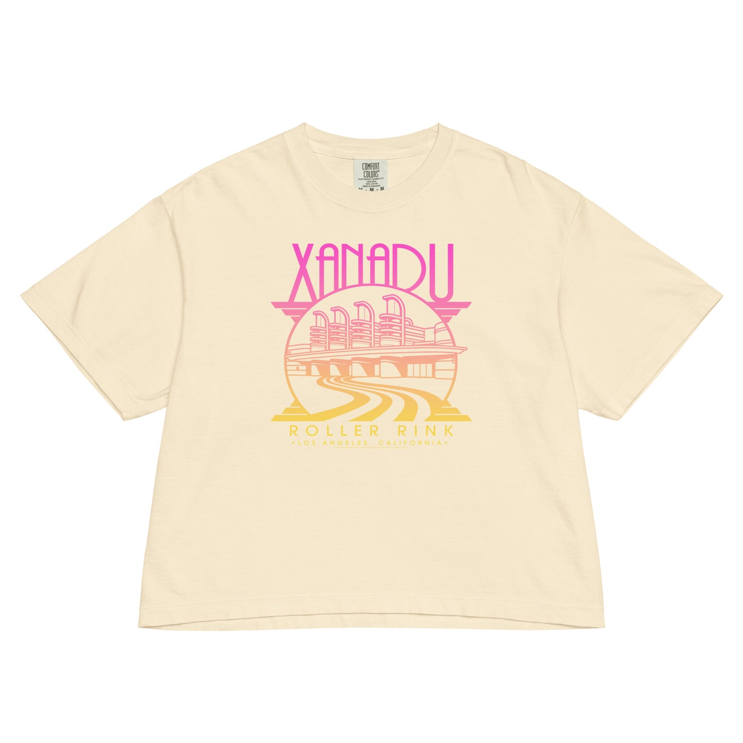 Pink Gradient Xanadu Boxy Women's T-Shirt