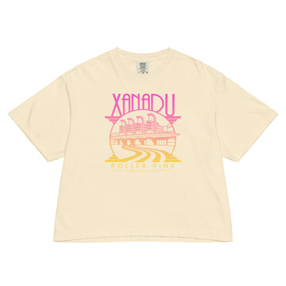 Pink Gradient Xanadu Boxy Women's T-Shirt