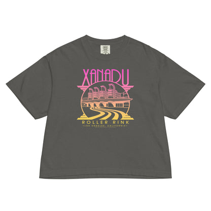 Pink Gradient Xanadu Boxy Women's T-Shirt