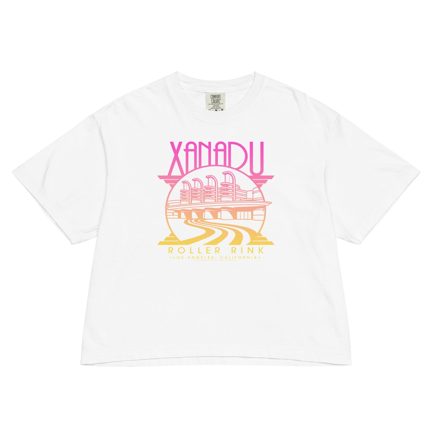 Pink Gradient Xanadu Boxy Women's T-Shirt