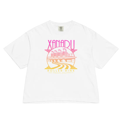 Pink Gradient Xanadu Boxy Women's T-Shirt